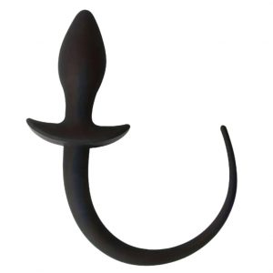 Silicone Dog Tail - Black/6 to Chose From